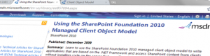 SharePoint Client Object Model 